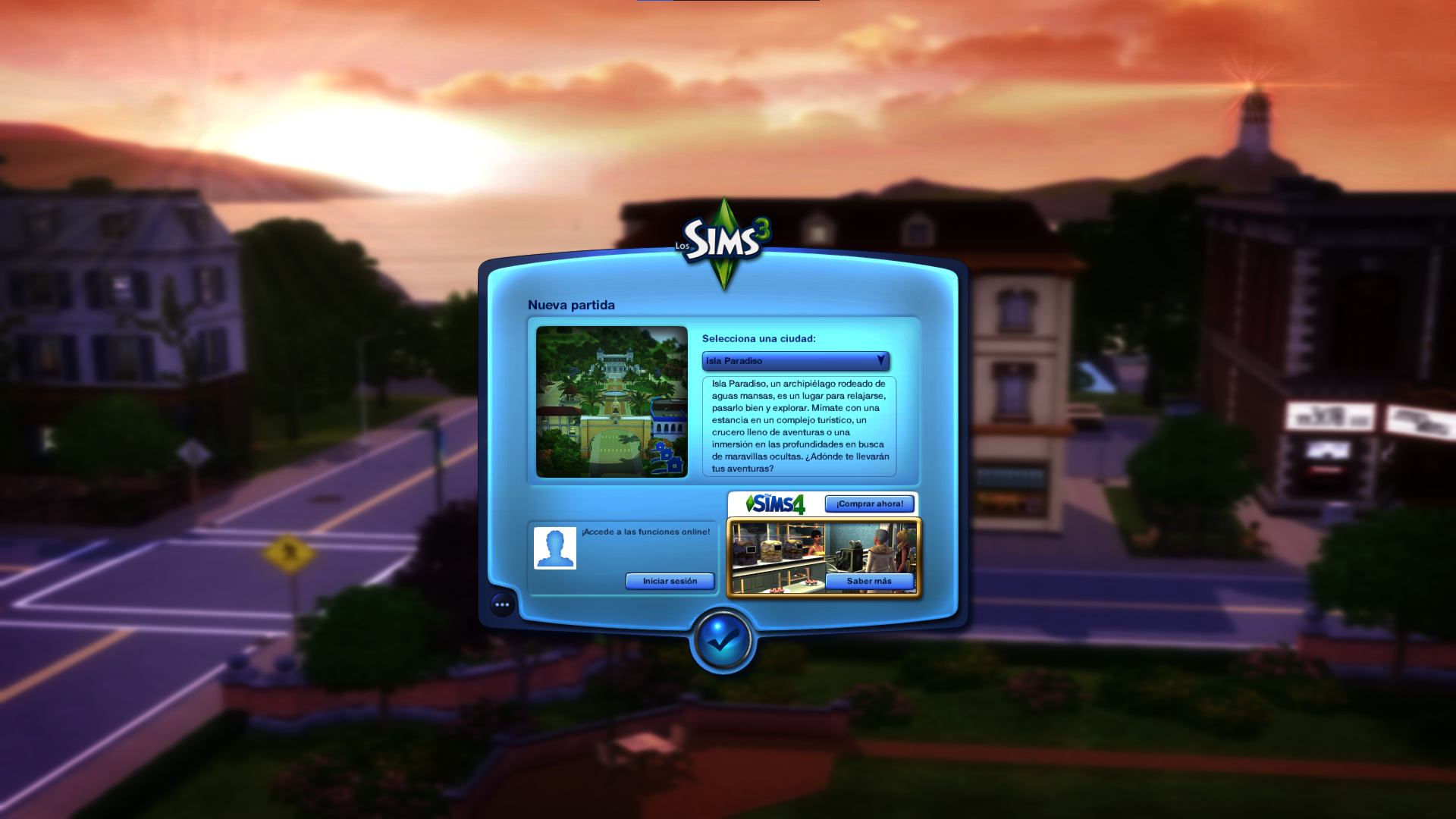 Solucionar imagen oscura en Los Sims 3